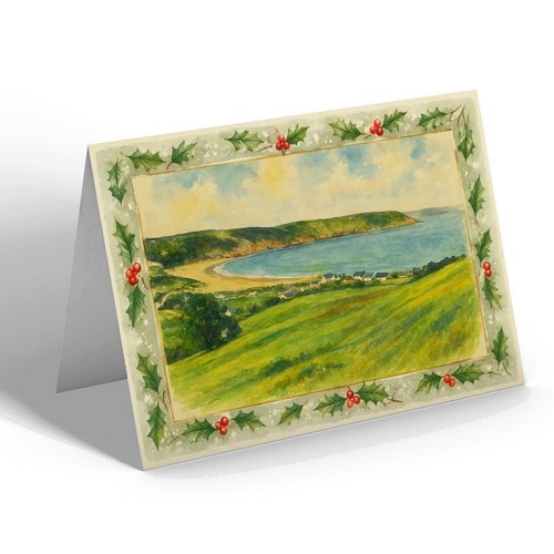Xmas notelet freshwater - -,