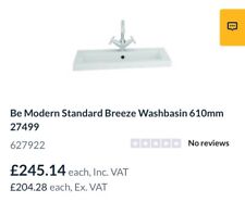 Be Modern Standard Breeze Washbasin 610mm 27499 RRP £245