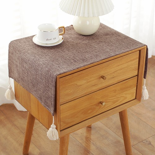 Bedside table cover towel - bedside, tv
