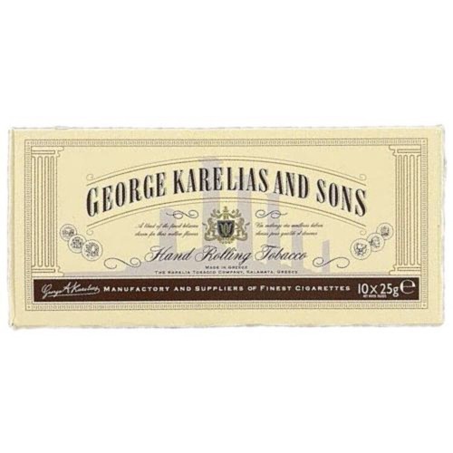 10x25g george karelias white - 10x25g,
