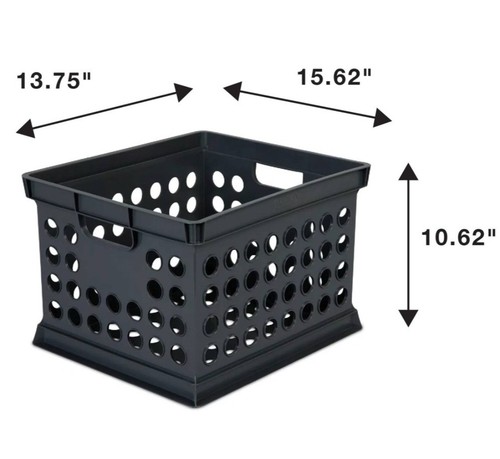 Storage crate plastic - storage, crate-