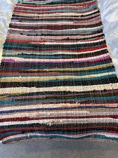 Handmade Multicolored Chindi Rug New Without Tags