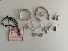 womens jewellery ring bracelet ear rings circa 1980s early 90s hippy costume etc