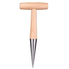Stainless Steel Dibbler Bulb Planter Dibber Hole Puncher Gardening Tool UK