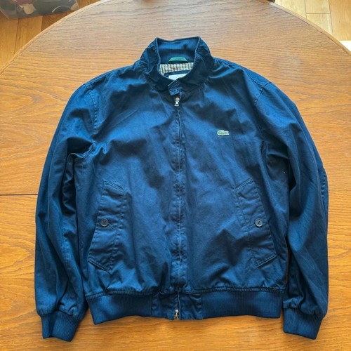 Lacoste navy harrington bomber - navy,