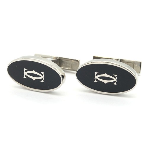 Cartier double cufflinks - double, c