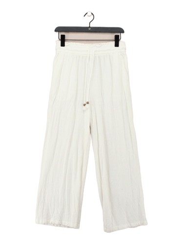 Zara women trousers white - zara,