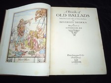 1934 A Book of Old Ballads