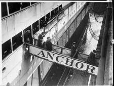 View of passengers coming down