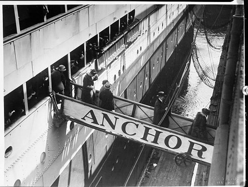 View passengers coming down - view,