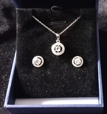 Starchenie Silver and Cubic Zirconia Necklace with Earrings from Warren James