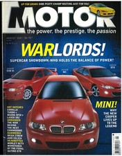 MOTOR Magazine August 2001 HSV