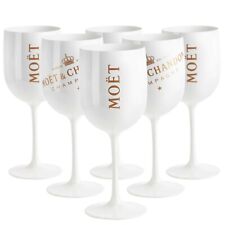 Moet & Chandon White Ice Imperial Acrylic Champagne Glasses - Set of 6