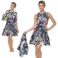 Ladies Zombie Print Suit