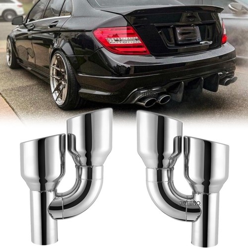 Dual 4 exhaust tips - 2.5", to