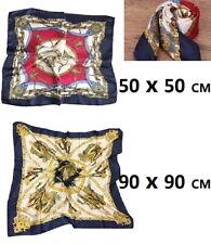 Ladies Silky Square Head Neck Scarf