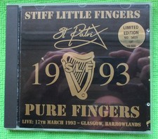 CD Stiff Little Fingers - Pure Fingers. Limited Edition With Poster.
