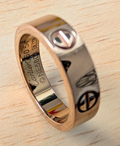 Cartier love 18ct rose - cartier,