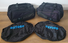 Oxford Expandable 50L Soft Panniers With Rain Covers - Cost £95 - Hardly Used