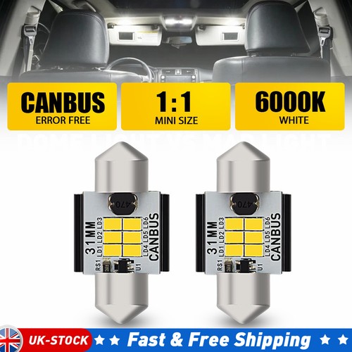 2pcs 41mm 6smd led car - 41mm,