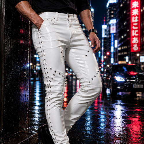 Mens glossy pvc - pvc, vinyl