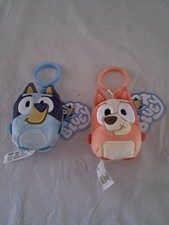 Bluey & Bingo Plush Bag Clips 2018 with tags 