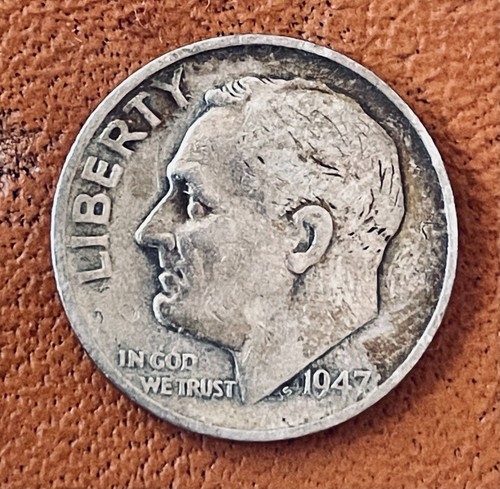 1947s usa silver - 1947s, dime