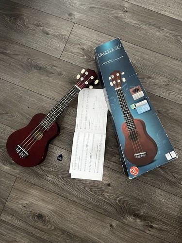 Soprano ukulele set maroon - soprano,