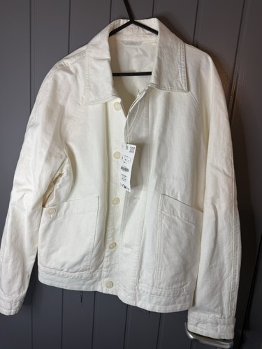 Zara small white jacket - white, coat