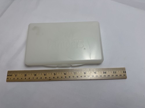 Vintage pampers white - white, plastic