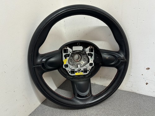 Mini leather steering wheel - leather,