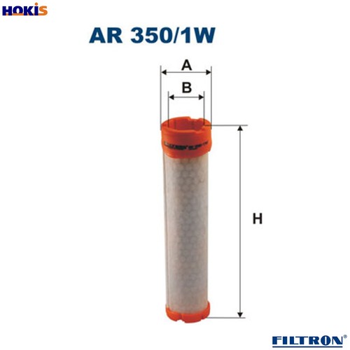 Secondary air filter 350 1w - secondary, 350/1w