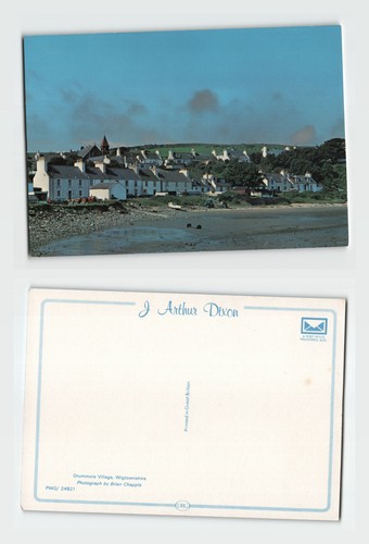 Postcard drummore village - -,