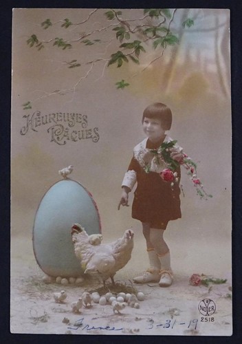 1919 heureuses paques french - paques,