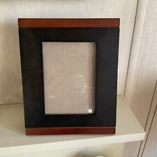 WOODEN PHOTO FRAME WALL HANGING / FREESTANDING 10.5” X 8.5”