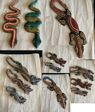 Gecko Lizard & Snake Wooden Plaques - All Sizes