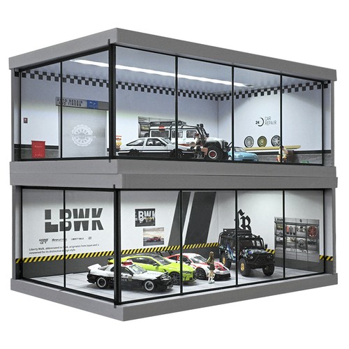 Diorama car showroom - diorama,