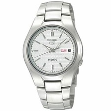Seiko 5 Automatic Silver/White