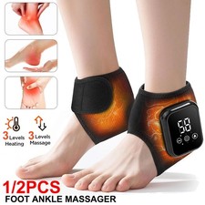Electric Foot Ankle Massager Vibration Infrared Hot Compress Joint Pain Relieve