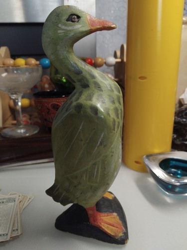 Vintage carved hand painted - vintage,