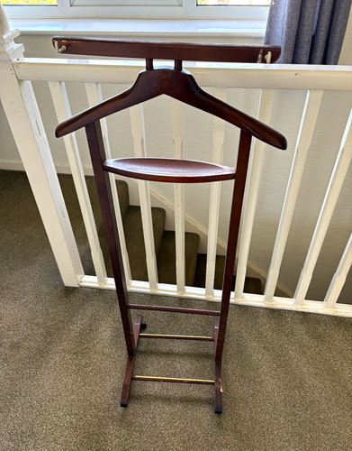 Wood freestanding valet - valet, suit