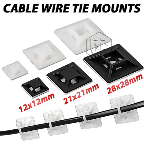 Cable tie base - cable, self