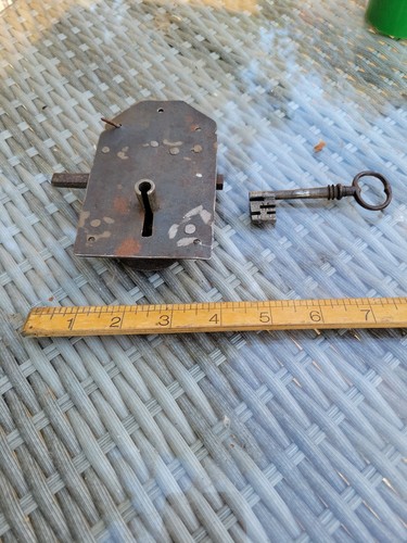 Vintage french door lock and - french,