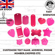 Dog Tag Pink Engraved