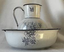 Antique Enamelware Washstand