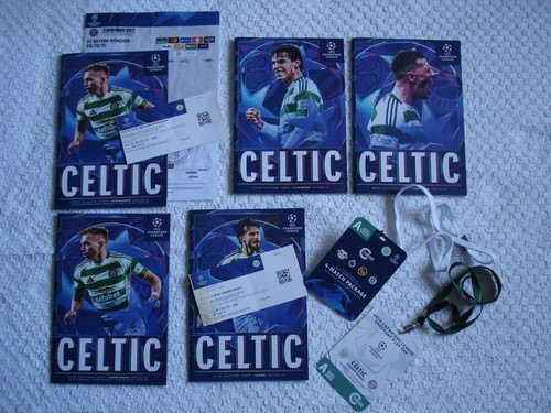 Celtic football programmes - celtic,