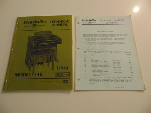 Baldwin organ mco series - baldwin,