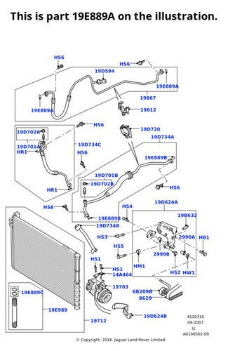 Land rover genuine ring - land, seal