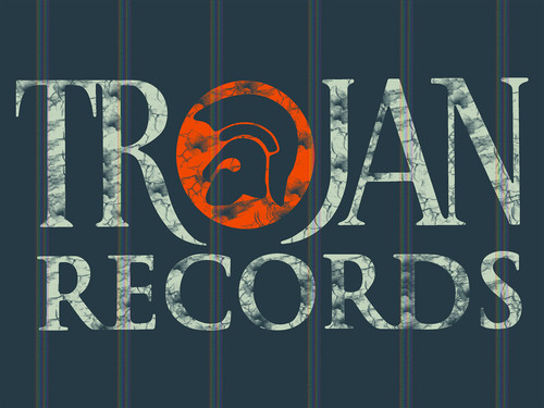 Trojan records retro - tin, metal