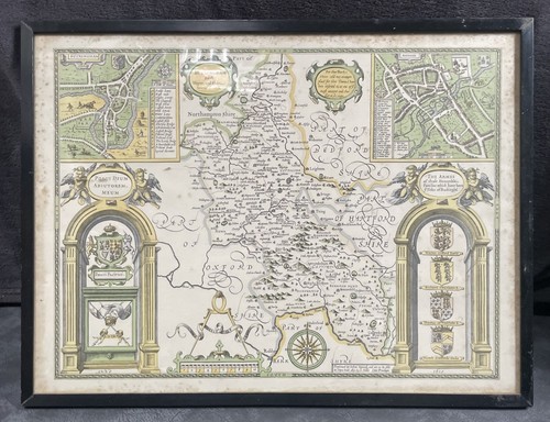 John speed framed glazed map - john,